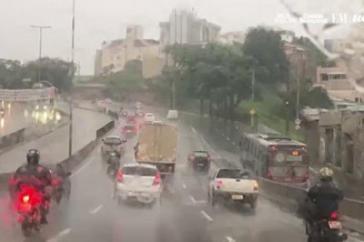 Chuva Forte Inunda BH: Tarde Chuvosa em Cristiano Machado e Santo Antônio!