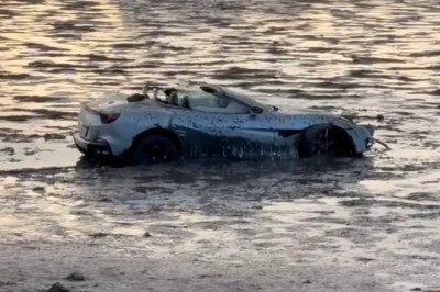 From Dreams To Depths: Drunk Driver's Ferrari Recovered From Richardson Bay!